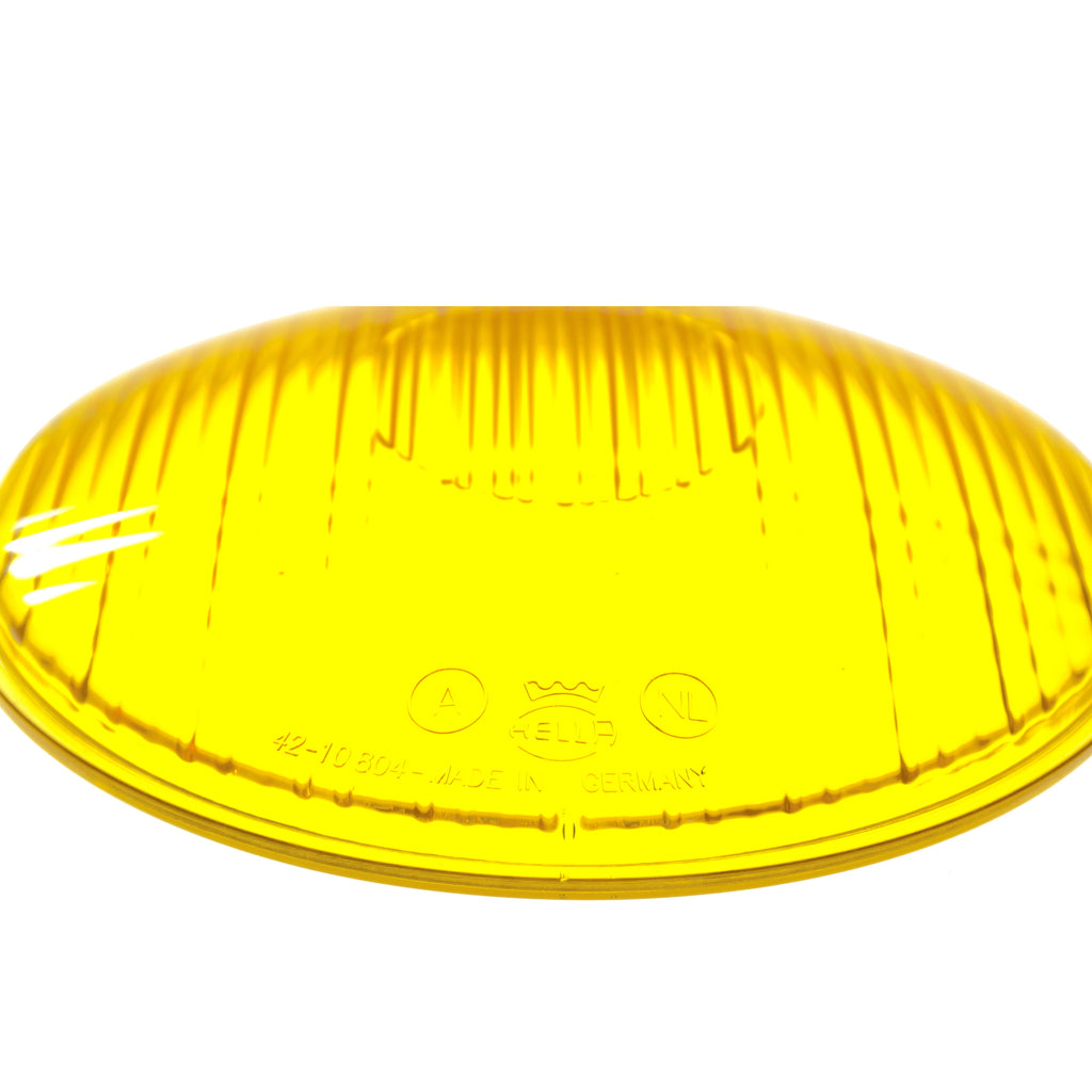 VW Beetle Käfer Bug from 1951 Headlight Lens Hella Symmetrical Yellow