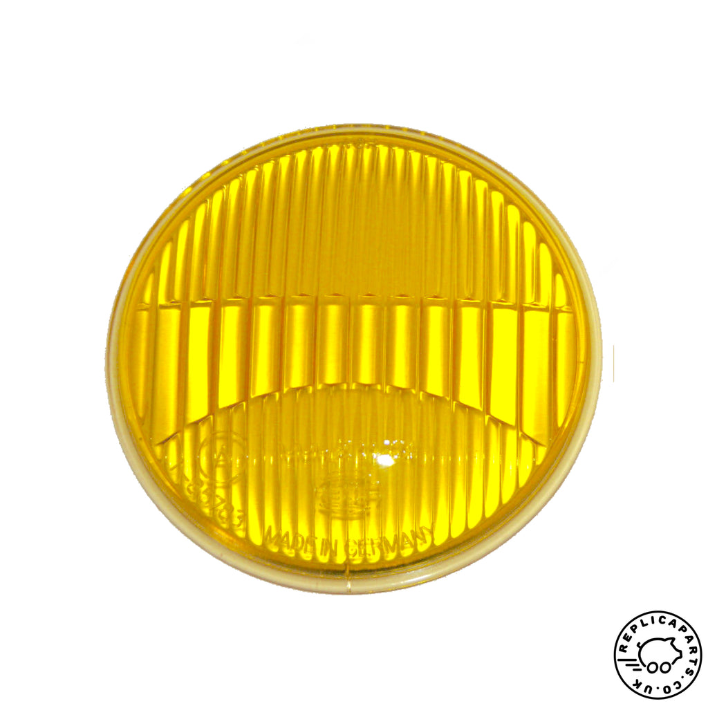 VW Hella 85783 fog light lens yellow x2 Karmann Ghia Type 34