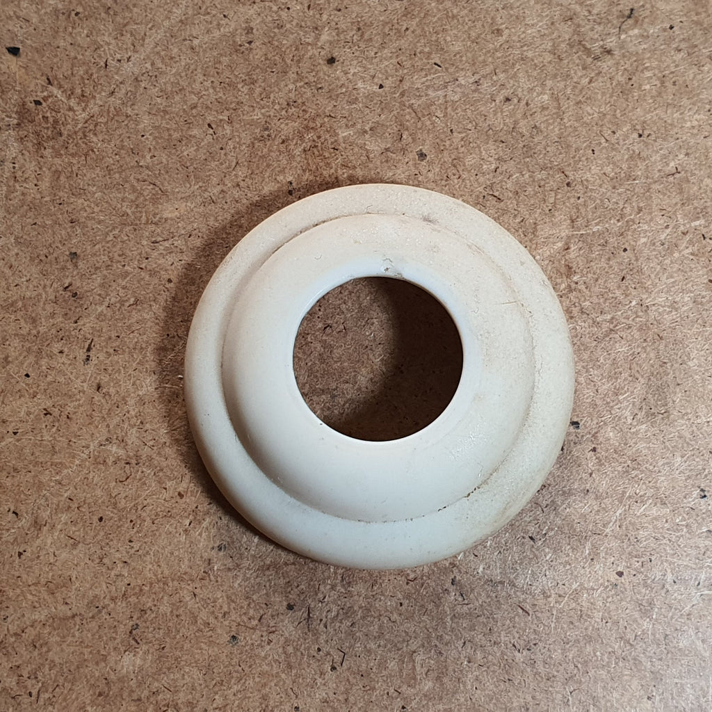 Porsche 356 Door Handle Window Crank Escutcheon Ivory Genuine Original