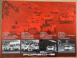 Porsche Poster 24hrs Le Mans 1974 76 77 79 Rankings Genuine Factory Original