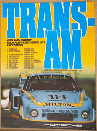 Porsche 935 factory original poster John Paul Gewinnt 1979 Trans Am
