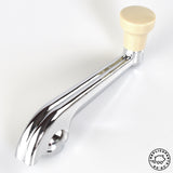 Porsche 356 pre A A Window Crank Handle Groove with Ivory Knob ReplicaParts.co.uk