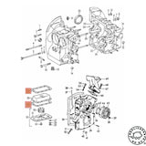 Porsche 356 All 912 1950-1969 Oil Sump Gasket Replaces 53901152 ReplicaParts.co.uk