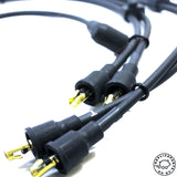 Porsche 356 912 Ignition wire set straight brown connector 61610995400 ReplicaParts.co.uk