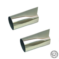 Porsche 356 B C Stainless Steel Exhaust Tip x2 Replaces 64411154800 61611154800 ReplicaParts.co.uk