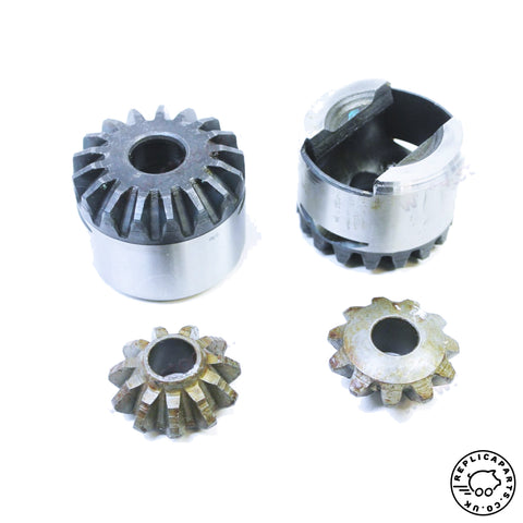 Porsche 356 Differential Gear Set All Transmissions 4-Piece Replaces 64433204300 ReplicaParts.co.uk