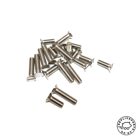 Porsche 356 Pre A A B T5 1950-1961 Seat Rail Screw Set Twenty Pieces 64452100700 ReplicaParts.co.uk