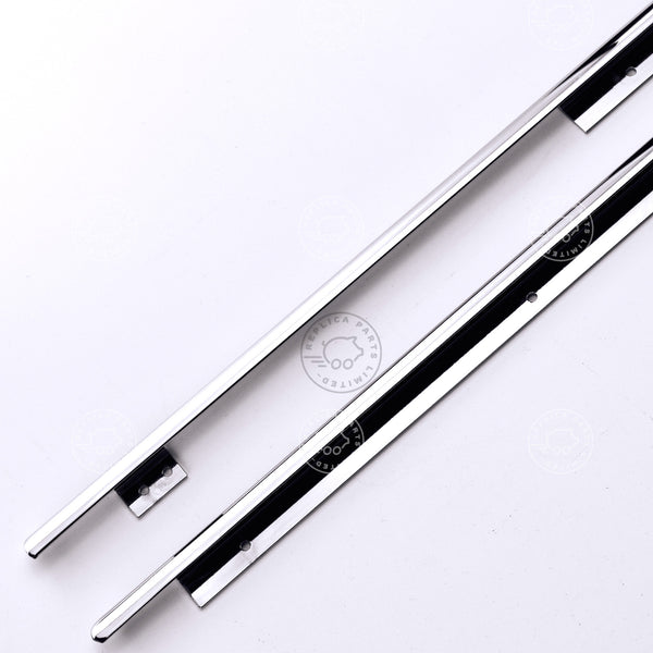 Porsche 356 B & 356 C Coupe Chrome door trims KIT Replaces 64453143102