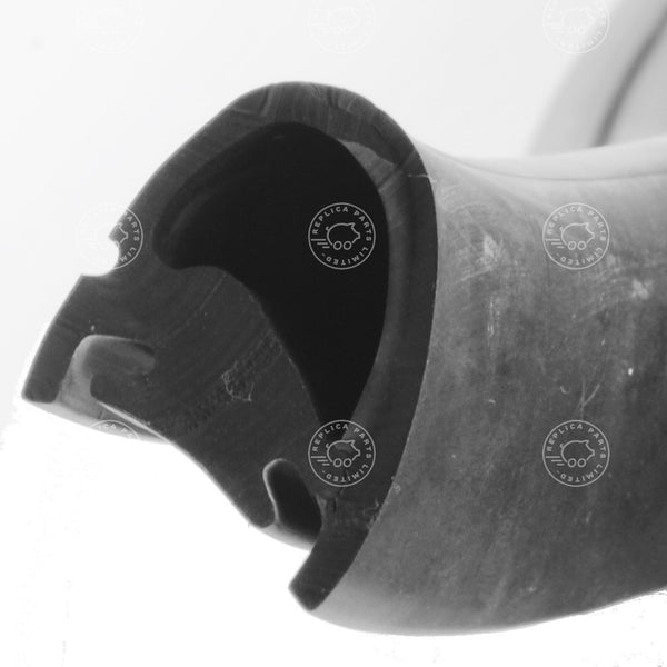 Porsche 356 A T2 B C Cabriolet side window seal black x2 Replace 64454209520.700