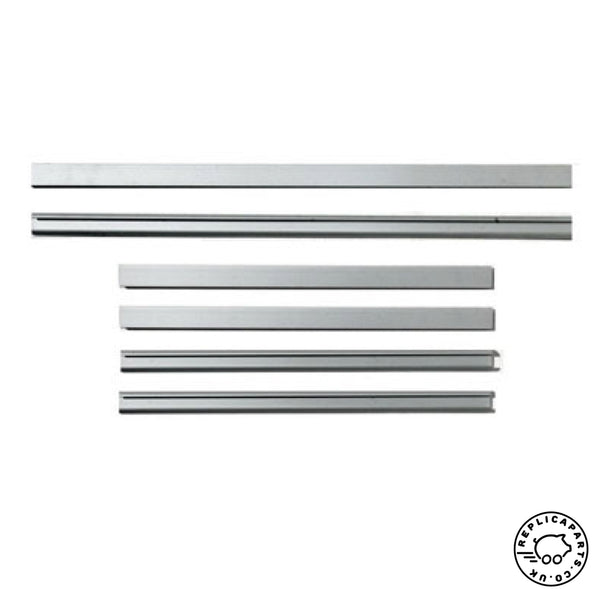 Porsche 356 Cabrio Side Window Seal Aluminium Holding Rails Replaces 64454295000 ReplicaParts.co.uk
