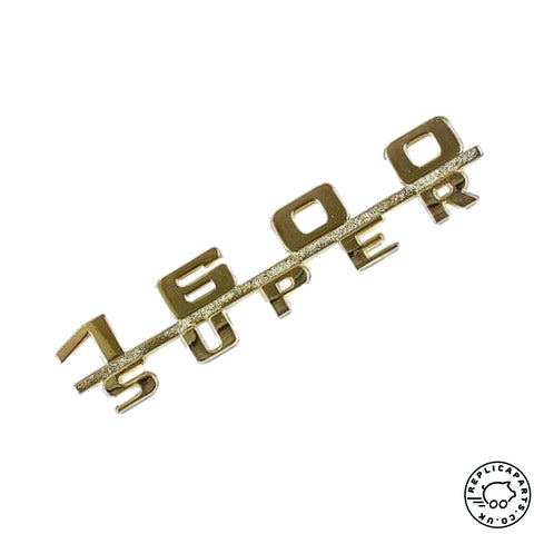 Porsche 356 A "1600 Super" Emblem Gold Replaces 64455931101 ReplicaParts.co.uk