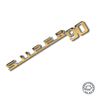 Porsche 356 B T5 “SUPER 90” Emblem Gold Replaces 64455931105 ReplicaParts.co.uk