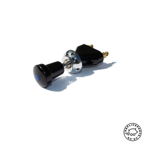 Porsche 356 All C 911 912 Accessory Switch with Blue Indicator Lamp 64461350302 ReplicaParts.co.uk