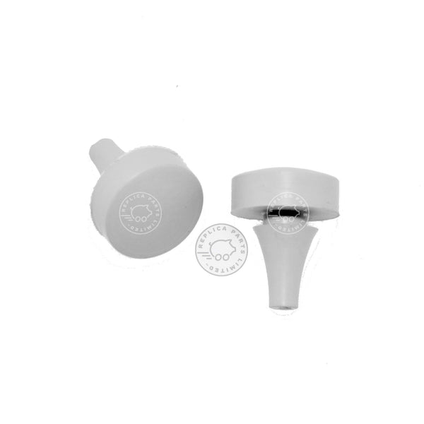 Porsche 356 '56-65 Gray engine cover buffer bumper stop SET Replaces 64470300100