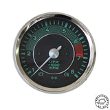 Porsche 356 Replica VDO Tachometer 0-8000 RPM Replaces 64474130103 ReplicaParts.co.uk