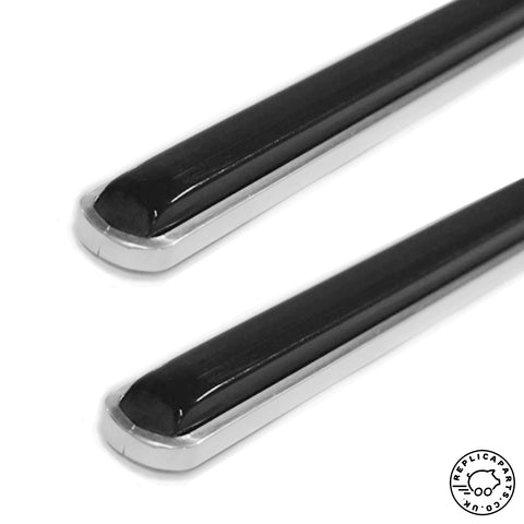 Porsche 911S 1967 Side Deco Strip and Rubber Insert Pair Replaces 90155910552 ReplicaParts.co.uk