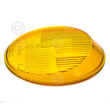 Porsche 356 late, early 911 912 Headlight Lens Bosch Yellow Replaces 90163111101