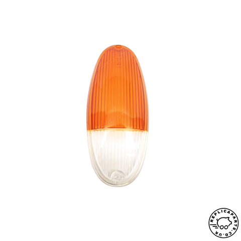 Porsche 914 Turn Signal Indicator Lens Euro Amber L or R x1 Replaces 91463193710 ReplicaParts.co.uk