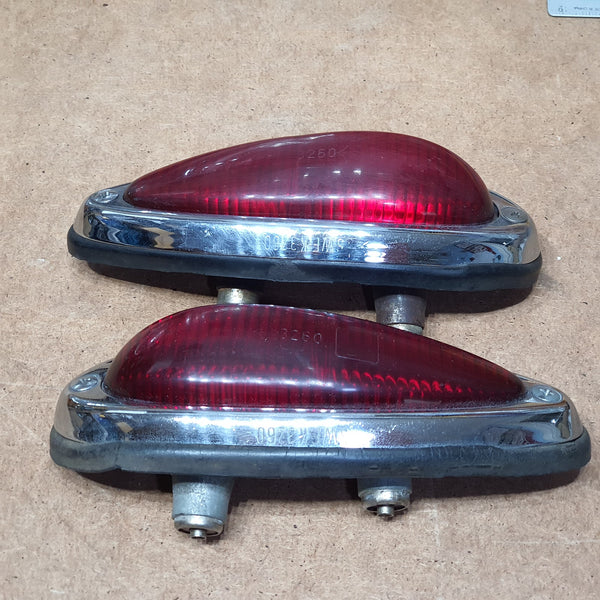 Porsche 356 ABC Teardrop Taillight Assemblies US SWF K3260 100% Genuine Original