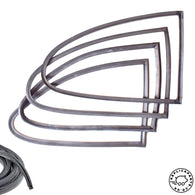 Porsche 356 Coupe All Quarter Window Complete Seals Kit for Glass - Frame - Body ReplicaParts.co.uk