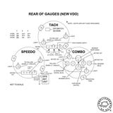 Porsche 356 Replica VDO Gauge Sending Unit (Oil Temp Fuel Level Kit) GPS Speedo ReplicaParts.co.uk