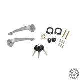 Porsche 356 Door Handle Kit with Locks Keys Seals Fixings for Replica Vehicles ReplicaParts.co.uk