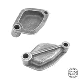 Porsche 356 912 Fuel Pump Mount Point Blanking Plate Cast Alloy with Gasket ReplicaParts.co.uk